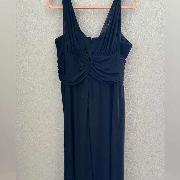 BETSEY & ADAM Black Long Formal‎ Dress Size 16W - Picture 7 of 9
